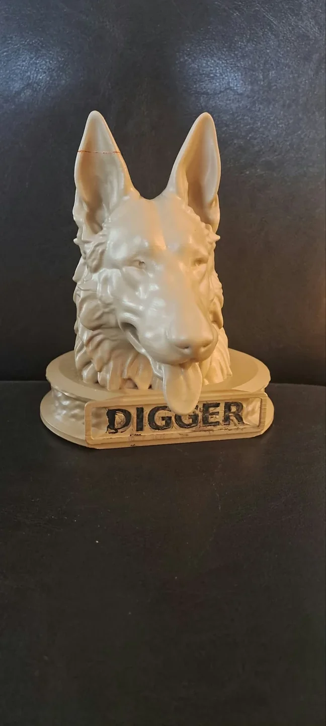 Digger – ferdig hundebyste
